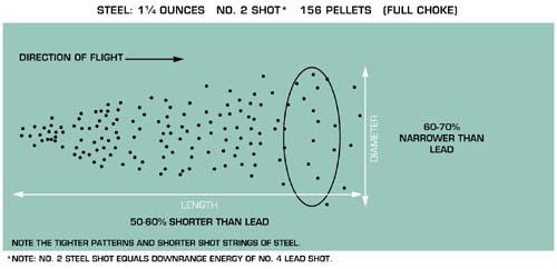 Shot Diameter Chart